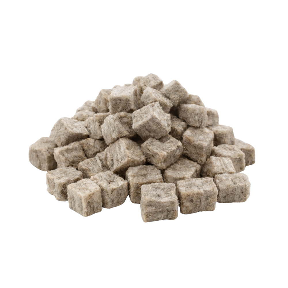 Cubes Floricubes en laine de roche pour réserve d'eau sous la motte